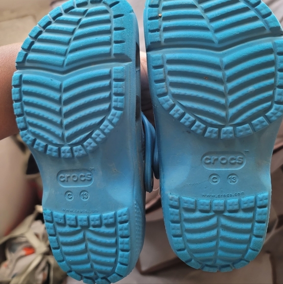 Crocs little kids size 13. Worn - Picture 3 of 3